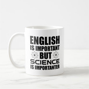 Taza De Café El inglés es importante pero la ciencia es import