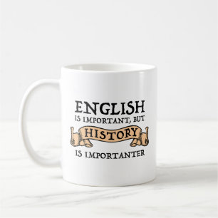 Taza De Café El inglés es importante pero la historia es impor