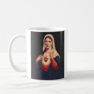 Taza De Café El Inmaculado Corazón de María