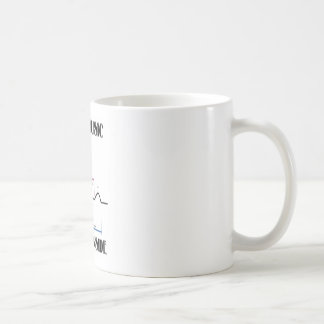 Taza De Café El interior encontrado música de la vida (latido