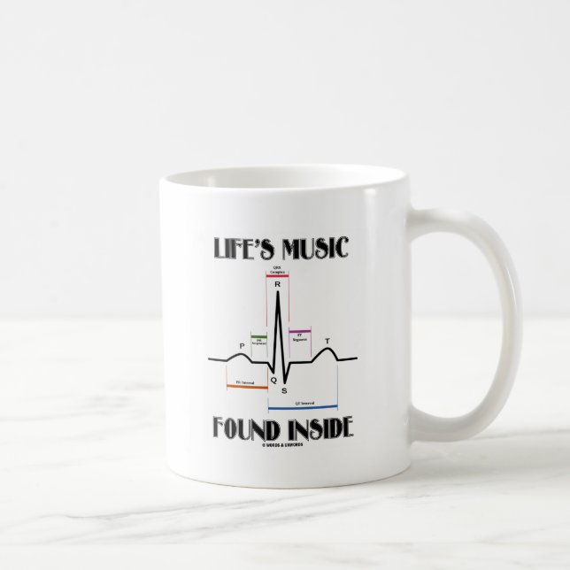 Taza De Café El interior encontrado música de la vida (latido (Derecha)