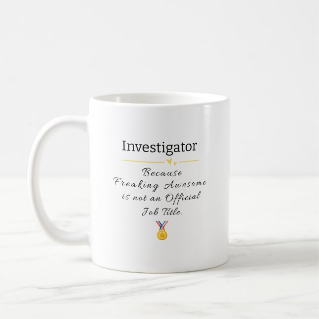 Taza De Café El investigador se está quedando sin trabajo (Izquierda)