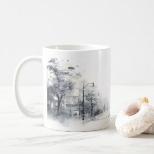 Taza De Café El invierno en la calle