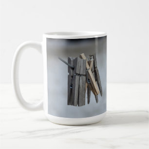 Taza De Café el invierno es frío y tranquilo.