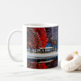 Taza De Café El invierno se mueve adentro