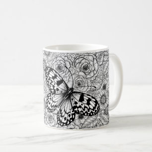 Taza De Café El jardín de cometas de papel