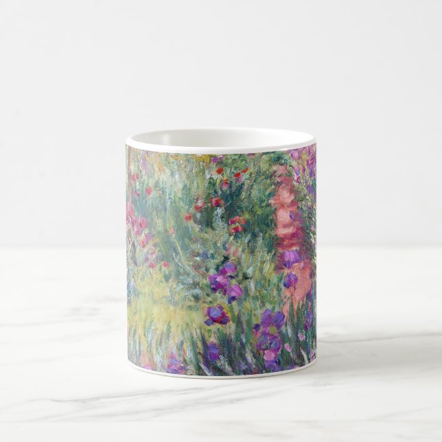Taza De Café El jardín del artista en Giverny por Claude Monet (Centro)