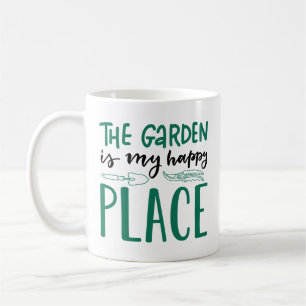Taza De Café El Jardín Es Mi Lugar Feliz