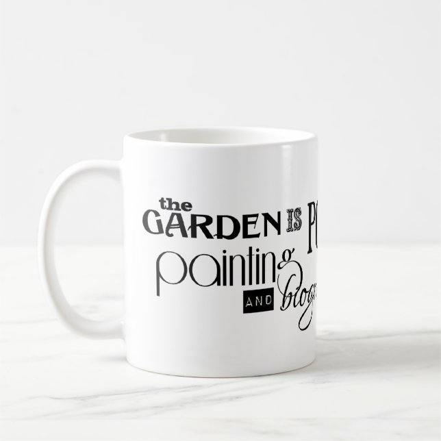 Taza De Café El jardín es poema, pintura y biografía (Izquierda)