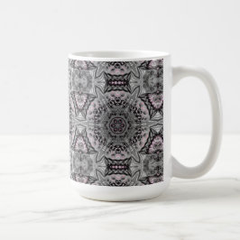 Taza De Café El Jardín Fractal de Plata