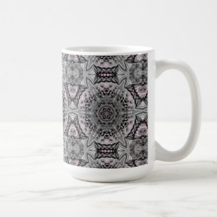 Taza De Café El Jardín Fractal de Plata
