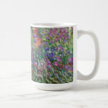 Taza De Café El Jardín Iris De Giverny De Claude Monet<br><div class="desc">El jardín Iris de Giverny pintado por Claude Monet. Alrededor de 1900. Esta imagen es de dominio público.</div>