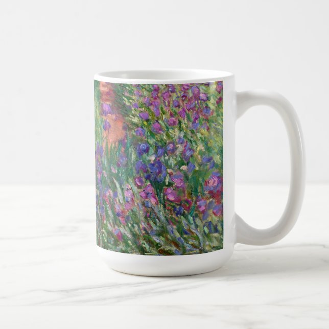 Taza De Café El Jardín Iris De Giverny De Claude Monet (Derecha)