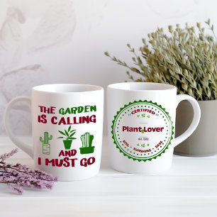 Taza De Café El jardín llama