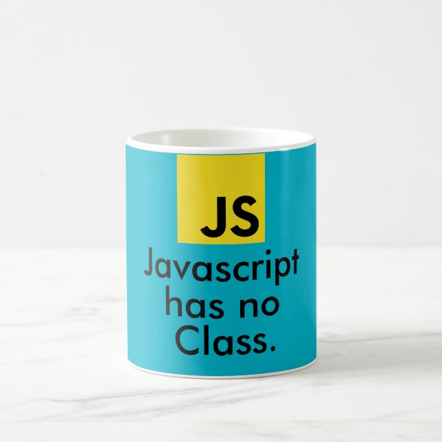 Taza De Café El Javascript no tiene ninguna clase (Centro)