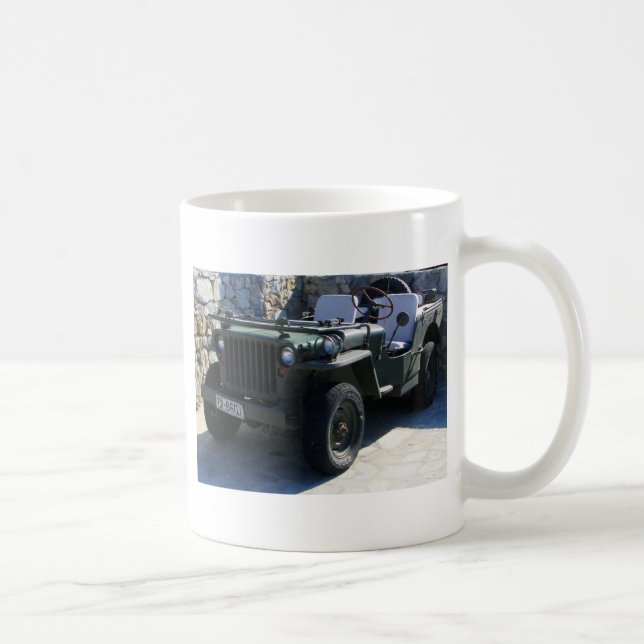 Taza De Café El jeep de Willy clásico (Derecha)