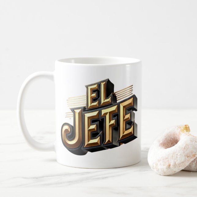 Taza De Café El jefe (Con donut)