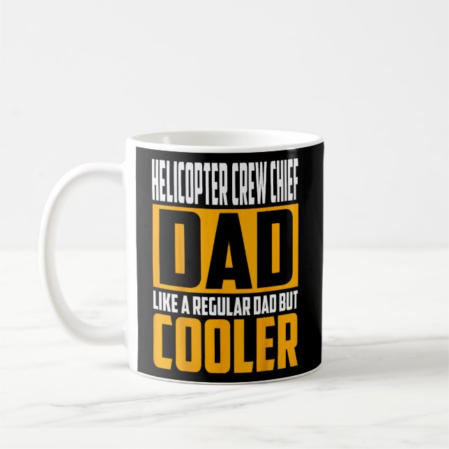 Taza De Café El jefe de la tripulación de helicóptero de los ho (Izquierda)