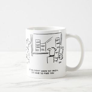 Taza De Café El jefe dice que si no supieras tanto te despedir