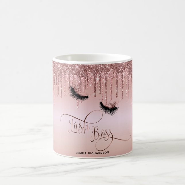 Taza De Café El Jefe Lash Makeup Ojos De Filo De Ojos Golpean E (Centro)