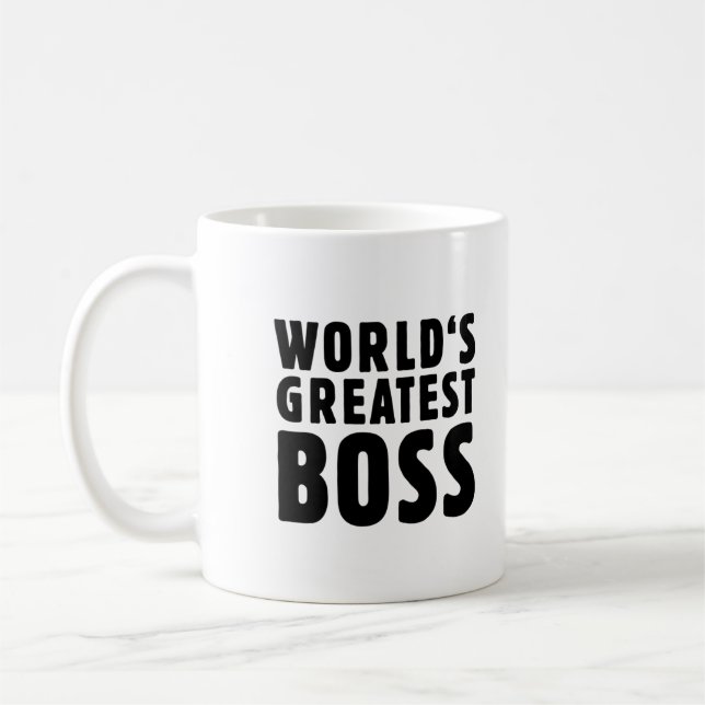 Taza De Café El jefe más grande del mundo (Izquierda)
