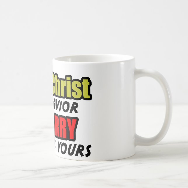 Taza De Café El Jesucristo es mi salvador (Derecha)