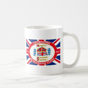 Taza De Café El jubileo del diamante de la reina