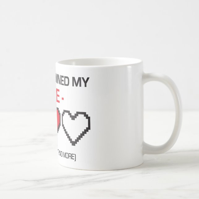 TAZA DE CAFÉ ¡EL JUEGO ARRUINÓ MI VIDA! (Derecha)