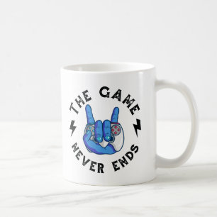 Taza De Café El juego nunca termina