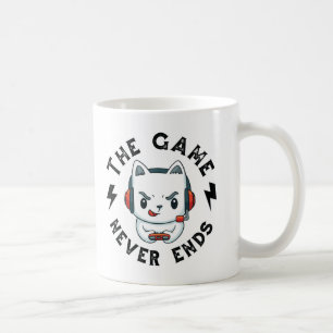Taza De Café El juego nunca termina