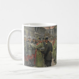 Taza De Café El káiser alemán Guillermo II condecorando en la P