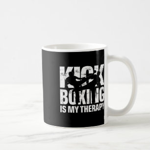 Taza De Café El kickboxing es mi terapia, Motivo de partido de