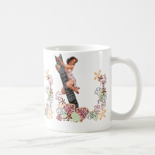 Taza De Café El kitsch Bitsch: ¡Encima de un árbol de Tiki!