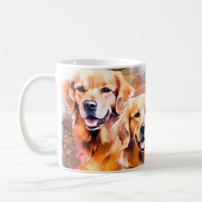 Taza De Café El Labrador Amarillo recupera una cita sincera (Izquierda)