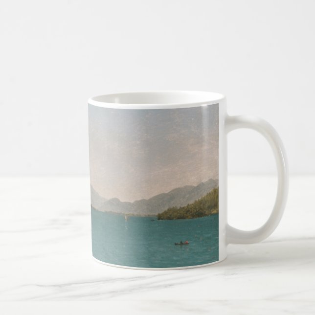 Taza De Café El lago George, libera estudio (Derecha)