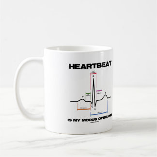 Taza De Café El latido es mi ritmo Modus Operandi Sinus