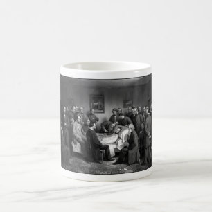 Taza De Café El lecho de muerte de Lincoln