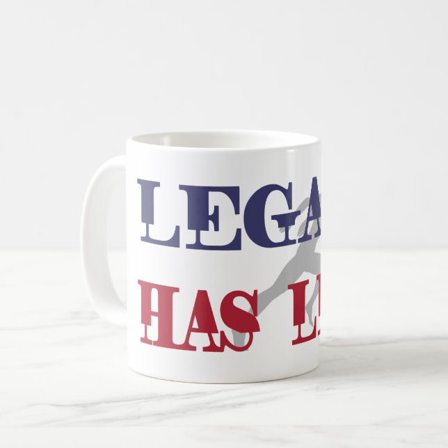 Taza De Café El legado tiene piernas (Anverso izquierdo)