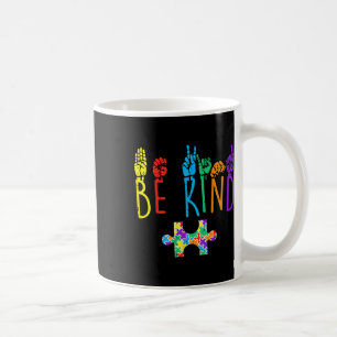 Taza De Café El lenguaje de Rótulo de buena mano rompe la conci