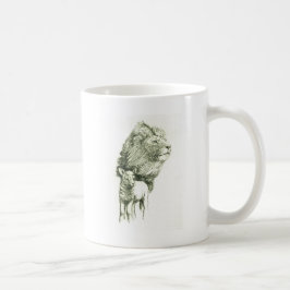 TAZA DE CAFÉ EL LEÓN Y EL CORDERO