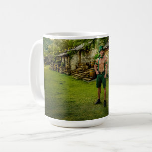 Taza De Café El leprechaun festivo del día de San Patricio de S
