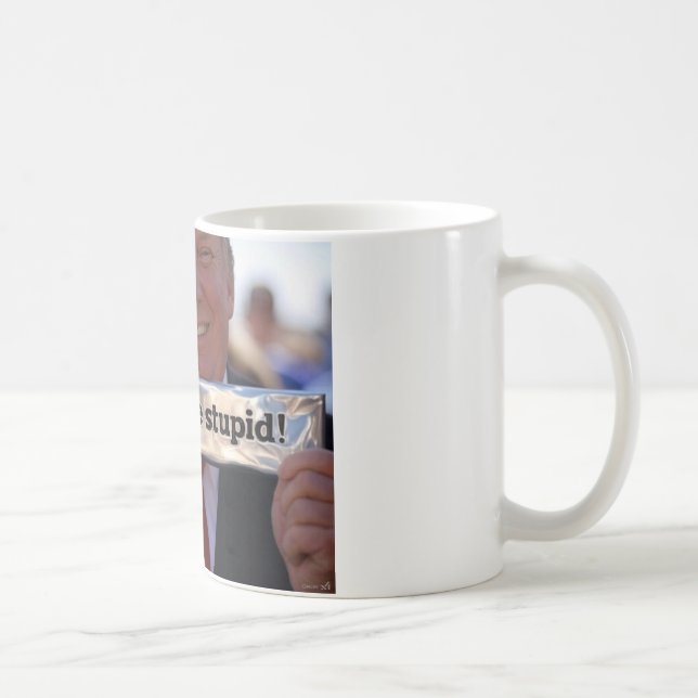 Taza De Café El liberalismo es estúpido (Derecha)