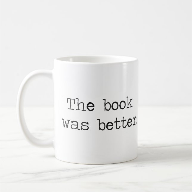 Taza De Café El libro era mejor (Izquierda)
