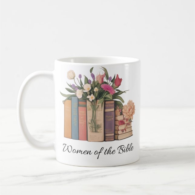 Taza De Café El libro Las Mujeres De La Biblia (Izquierda)
