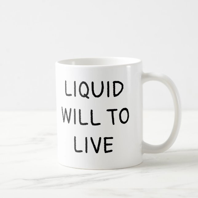 Taza De Café El líquido vivirá (Derecha)