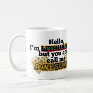 Taza De Café El Lithuanian, pero me llama impresionante