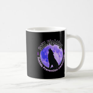 Taza De Café El lobo de la prevención del suicidio