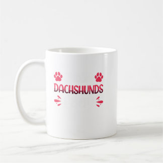 Taza De Café El Loco Dachshunds Lady Funny Wirehaded Dachshund.