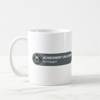 Taza De Café El logro abrió - consiguió enganchado