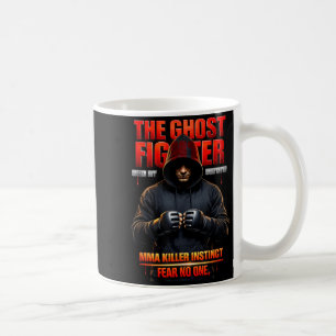 Taza De Café El luchador de Gh0st MMA Instinto Asesino Mixto